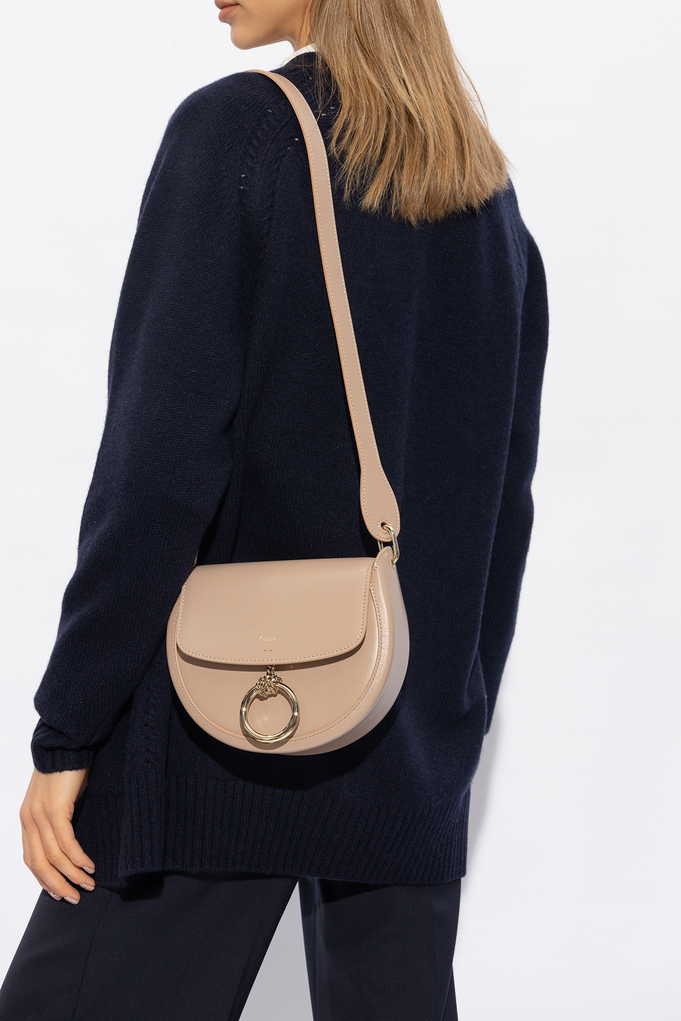 lace sweatshirt dress see by chloe dress - Beige 'Arlene